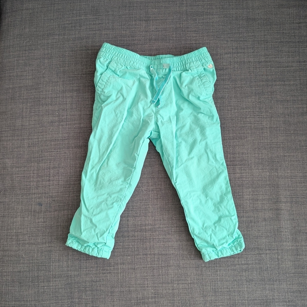 Carter's Aqua Lined Pants 12 Months